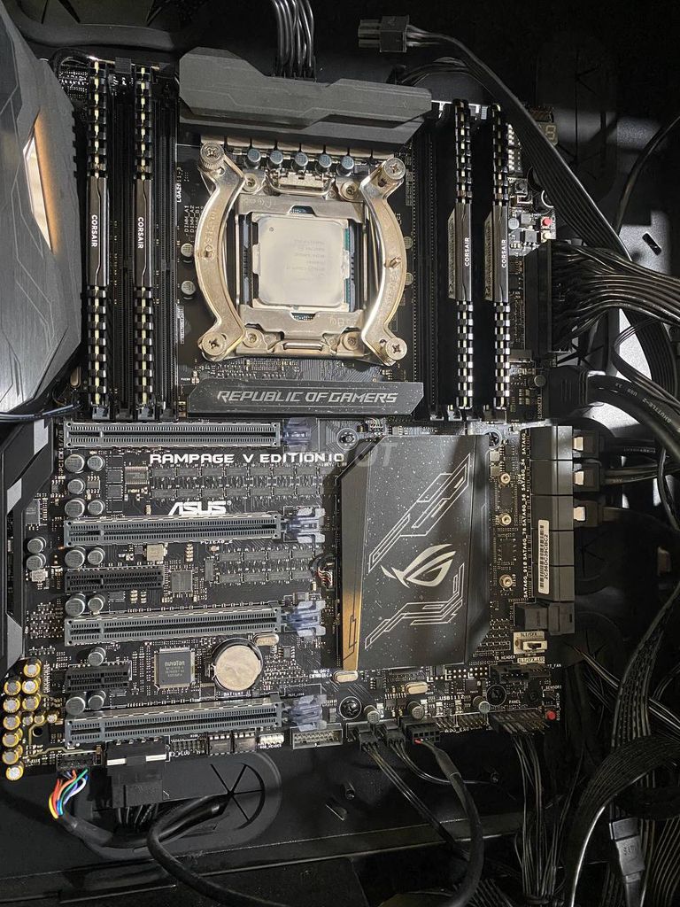Rog Edition 10 RamPage V+ i7 Extreme 6950x  ram64g. Mua bán Linh kiện (RAM, Card...) tại Huyện Trà Ôn Vĩnh Long được đăng bởi maximura hình 1