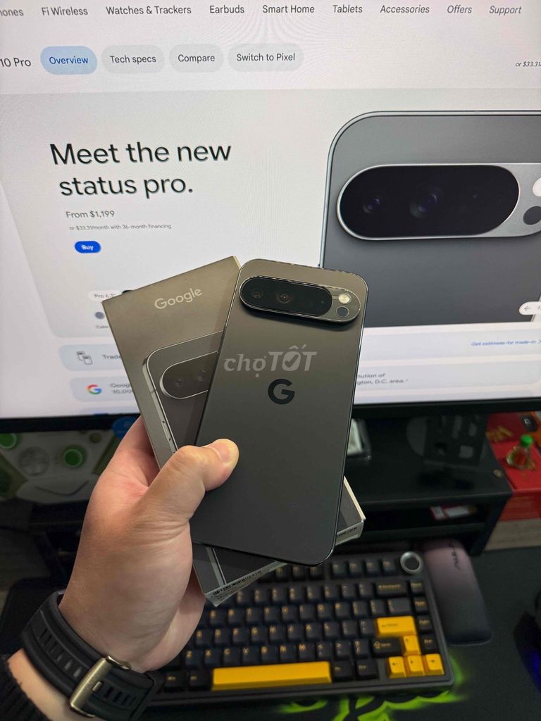 Google Pixel 10 Pro XL 256GB Đen like new. Mua bán Điện thoại tại Quận Ba Đình Hà Nội được đăng bởi Brian Ng hình 1