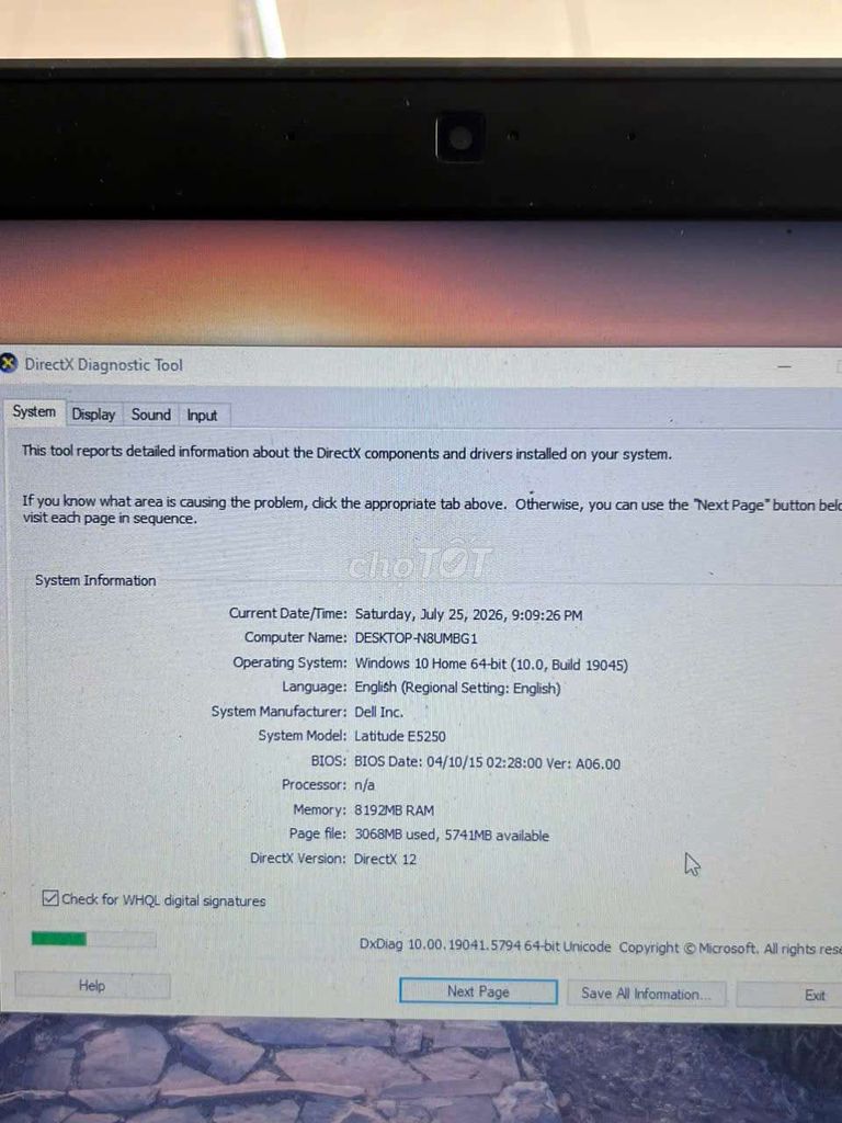 Dell Latitude E5250 i5 8GB Windows 10 Đen. Mua bán Laptop tại Thành phố Dĩ An Bình Dương được đăng bởi Mạnh Tùng hình 1