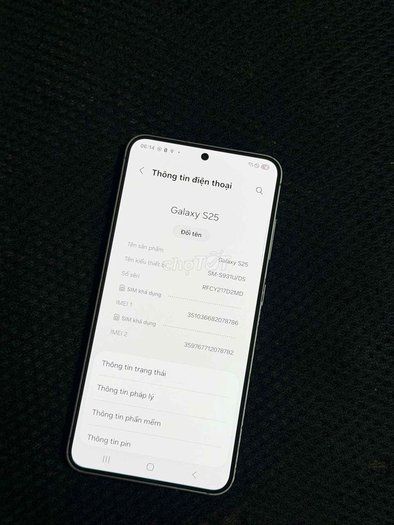 Samsung Galaxy S25 128GB Bạc Mỹ. Mua bán Điện thoại tại Quận Ngũ Hành Sơn Đà Nẵng được đăng bởi ttttt hình 1