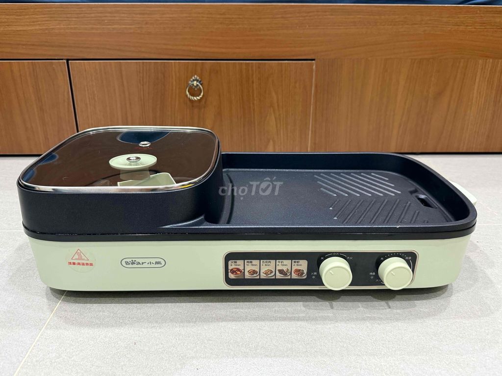 Pass NỒI LẨU & NƯỚNG BEAR E20V1 xanh. Mua bán Bếp, lò, đồ điện nhà bếp tại Quận 10 Tp Hồ Chí Minh được đăng bởi Ngọc Bích hình 1
