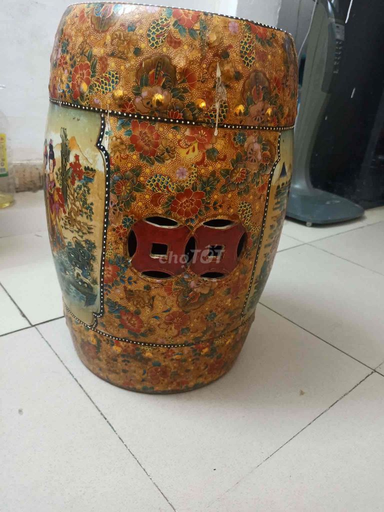 Đôn gốm sứ trang trí nhà cửa Kim tiền. Mua bán Cây cảnh, đồ trang trí tại Quận Hai Bà Trưng Hà Nội được đăng bởi tien tiend hình 1