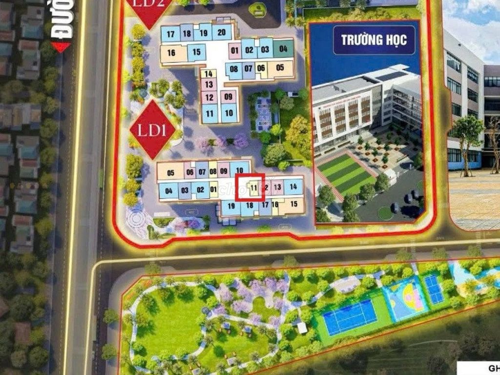 Продается однокомнатная квартира Vinhomes Ocean Park площадью 29 м2, 1,8 миллиарда долларов