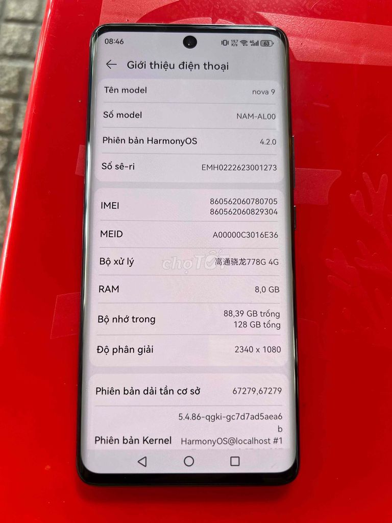 Huawei Nova 9. Mua bán Điện thoại tại Quận Bình Thạnh Tp Hồ Chí Minh được đăng bởi Nguyễn Phú hình 1