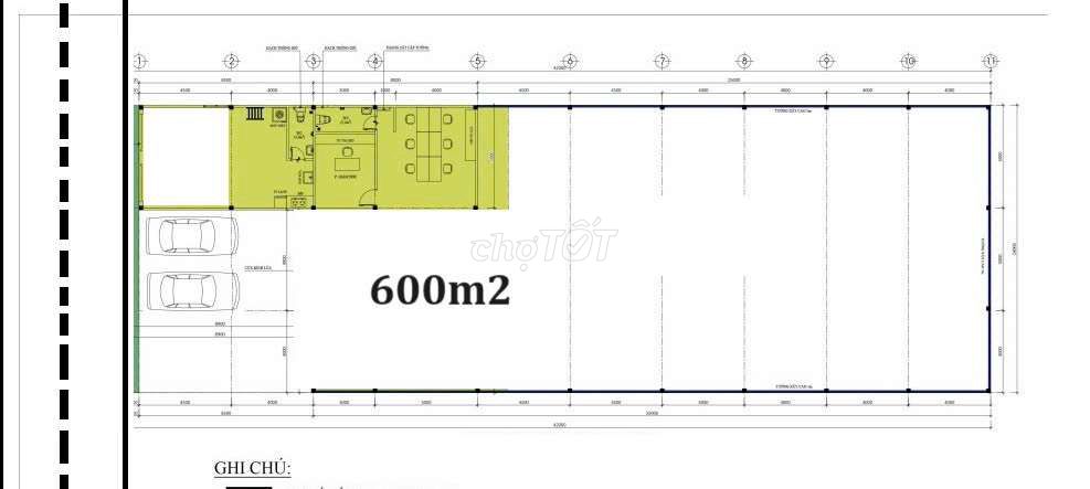 Cho thuê nhà lớn, diện tích đất 600m, Làm kho, bãi đậu xe...15×40m