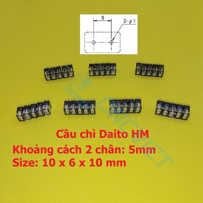 Cầu chì Daito HM A60L-0001-0175 k/c chân 5mm. Mua bán Đồ chuyên dụng, Giống nuôi trồng tại Quận Bình Tân Tp Hồ Chí Minh được đăng bởi Hưng Thịnh CNCViet