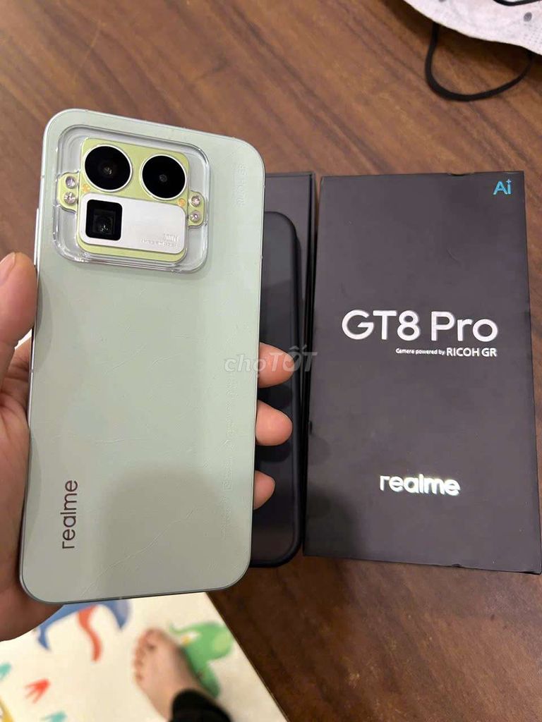 Realme GT8 Pro 256GB Xanh lá. Mua bán Điện thoại tại Huyện Hoài Đức Hà Nội được đăng bởi Đức Mạnh hình 1
