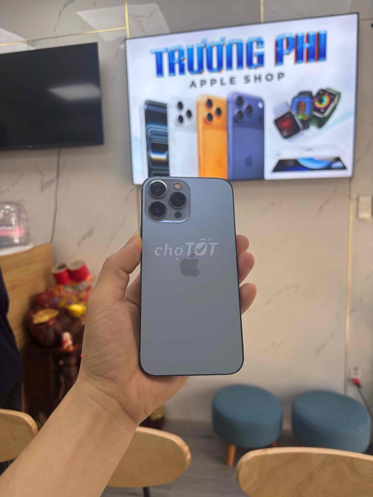 Apple iPhone 13 Pro Max 128GB xanh. Mua bán Điện thoại tại Quận Sơn Trà Đà Nẵng được đăng bởi Diễm Diễm hình 1