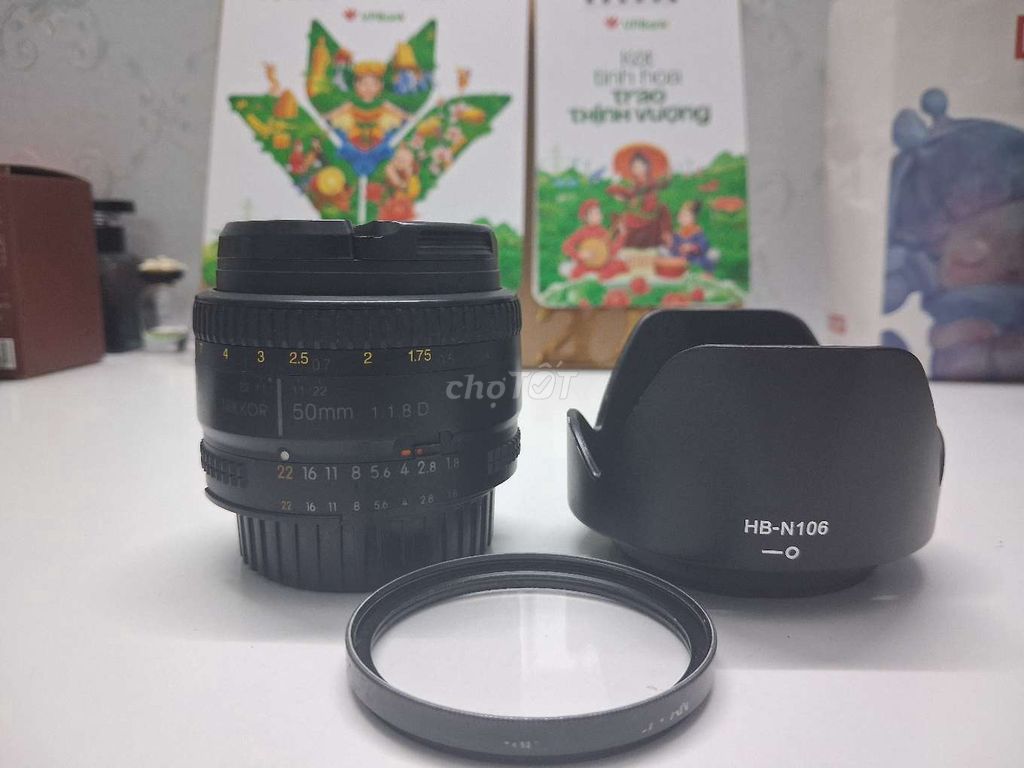 Ống kính Nikon AF 50mm F1.8D. Mua bán Máy ảnh, Máy quay tại Quận Gò Vấp Tp Hồ Chí Minh được đăng bởi Tony hình 1