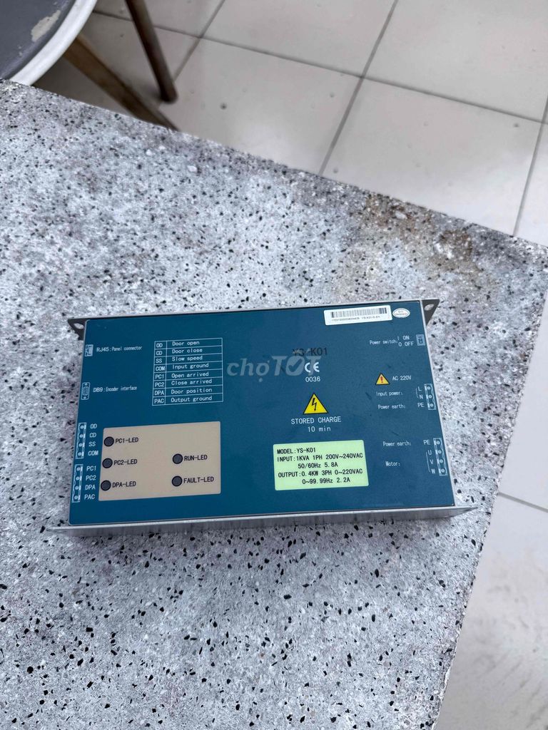 Biến tần YSK-01 Motor cửa thang máy. Mua bán Đồ chuyên dụng, Giống nuôi trồng tại Quận 7 Tp Hồ Chí Minh được đăng bởi Hoà Đỗ hình 1
