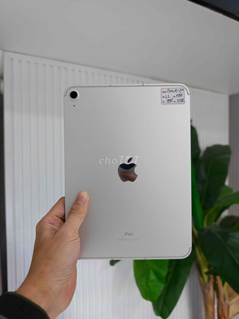 Apple iPad Gen 10 64GB 4G Bạc Sạc 58 lần P100. Mua bán Máy tính bảng tại Quận Đống Đa Hà Nội được đăng bởi Quý Hoàng hình 1