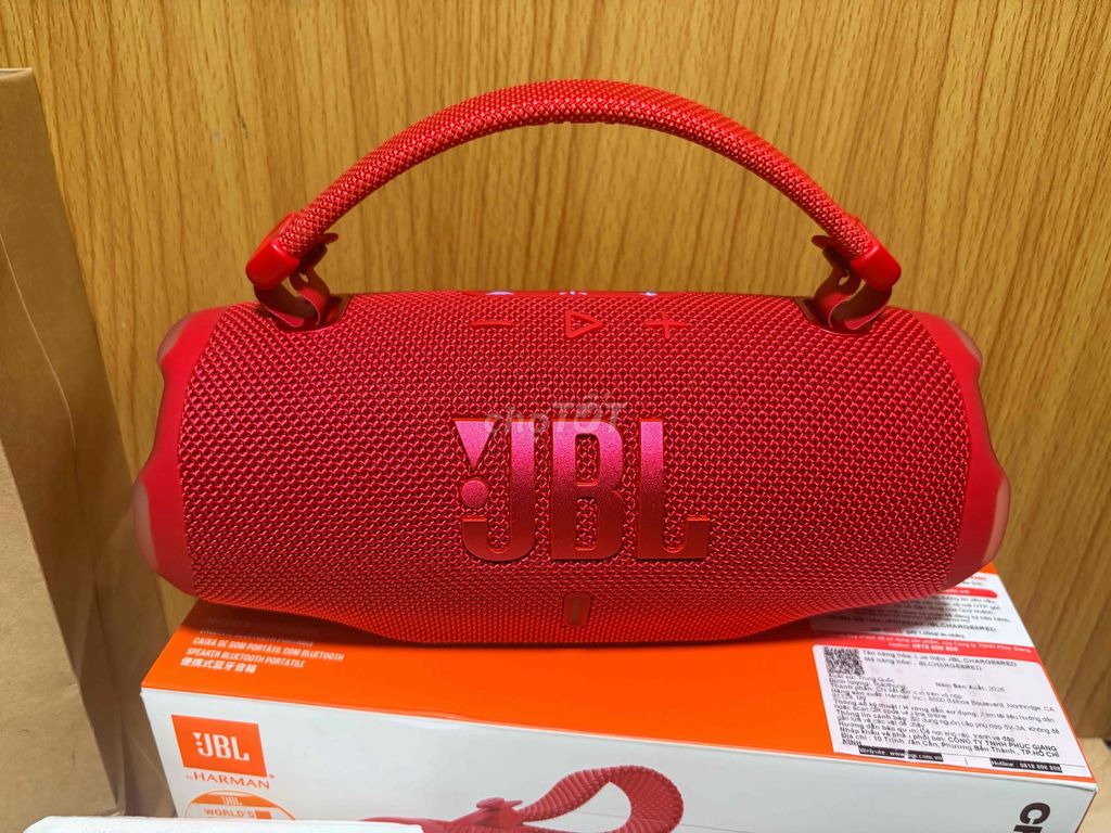 Loa Bluetooth JBL Charge 6 Đỏ. Mua bán Tivi, Âm thanh tại Thành phố Thuận An Bình Dương được đăng bởi Chưa đặt tên hình 1