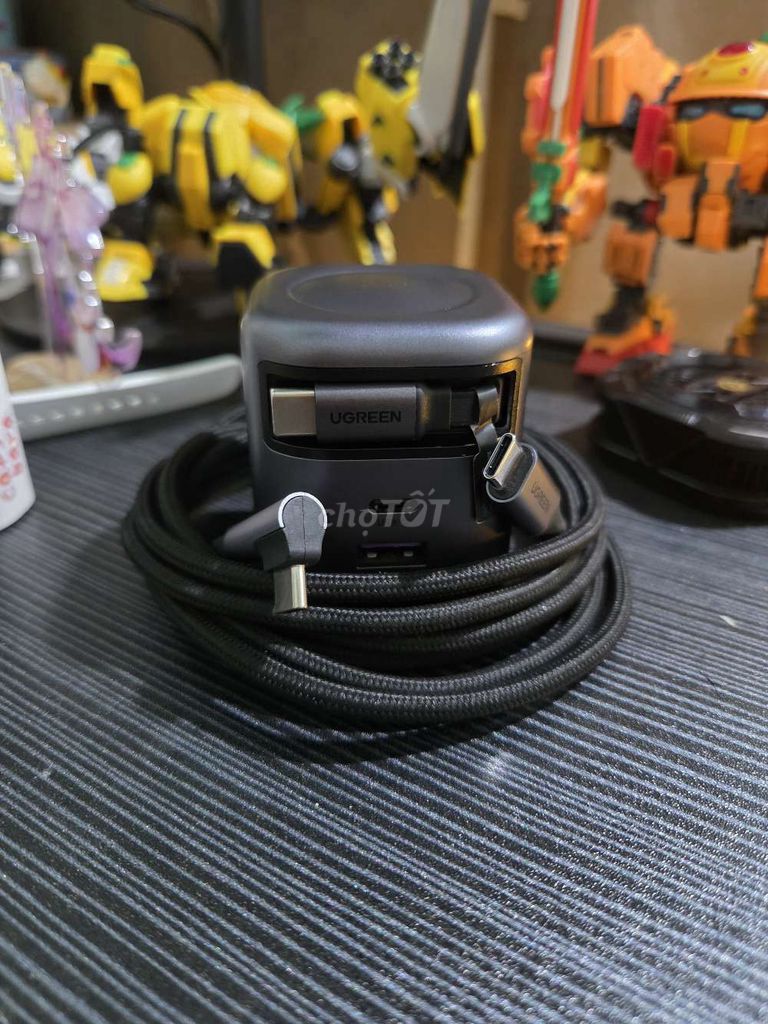 Sạc nhanh Ugreen 65W Xám Type C Đã sử dụng. Mua bán Phụ kiện (Màn hình, Chuột...) tại Quận Cái Răng Cần Thơ được đăng bởi Duy Khoa hình 1