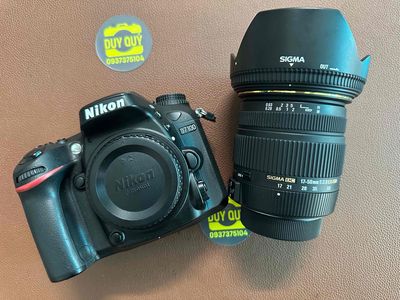 Nikon D7100 + Sigma 17-50