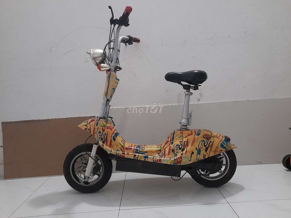 Xe đạp điện mini nhỏ gọn như hình. Mua bán Xe điện tại Quận Tân Bình Tp Hồ Chí Minh được đăng bởi chi hình 2