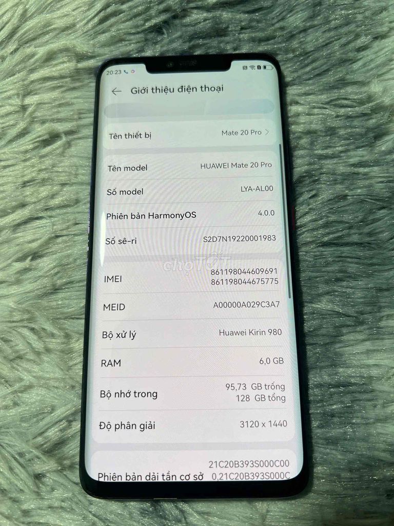 Huawei mate 20 pro Ram 6/128gb camera đẹp giá rẻ