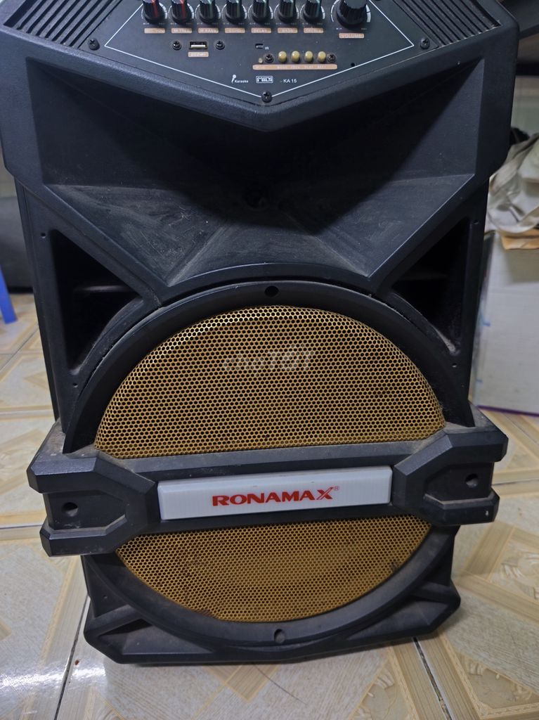 Xác loa kéo di động Ronamax KA15 Đen. Mua bán Tivi, Âm thanh tại Thành phố Thủ Dầu Một Bình Dương được đăng bởi Tăng Hiền hình 1