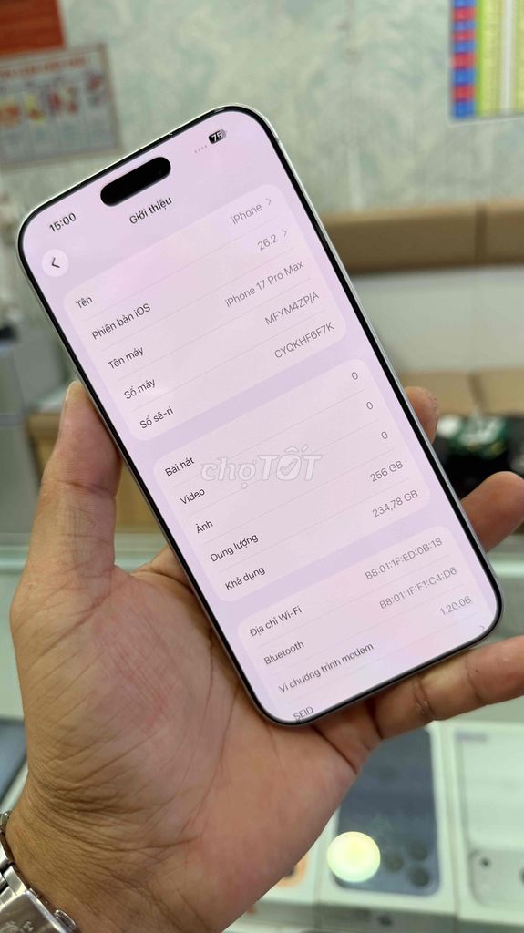 Apple iPhone 17 Pro Max 256GB Bạc Quốc Tế ZP/A VN. Mua bán Điện thoại tại Quận Bình Thạnh Tp Hồ Chí Minh được đăng bởi Phan Luận hình 1