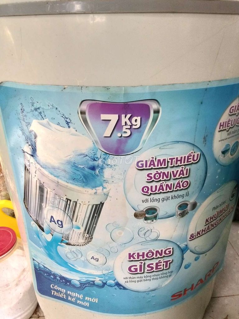 Máy giặt Sharp ES-Q759EV 7.5kg Trắng. Mua bán Máy giặt tại Huyện Hóc Môn Tp Hồ Chí Minh được đăng bởi Tai Huỳnh hình 1