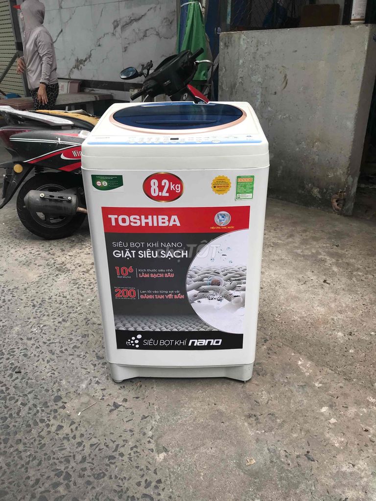 Máy giặt Toshiba sạch sẽ hoạt động hoàn hảo. Mua bán Máy giặt tại Quận Tân Phú Tp Hồ Chí Minh được đăng bởi Hương thảo hình 1