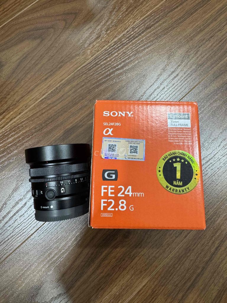 Ống kính Sony FE 24mm F2.8 G E-mount Đen. Mua bán Máy ảnh, Máy quay tại Thành phố Bến Tre Bến Tre được đăng bởi NHC hình 1
