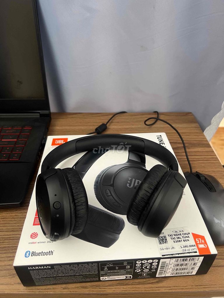 Tai nghe JBL TUNE 520BT Đen. Mua bán Tivi, Âm thanh tại Thành phố Thủ Đức Tp Hồ Chí Minh được đăng bởi Hà Phúc hình 1