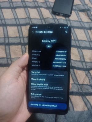 Samsung m20 zin. Mua bán Điện thoại tại Quận Ninh Kiều Cần Thơ được đăng bởi minh