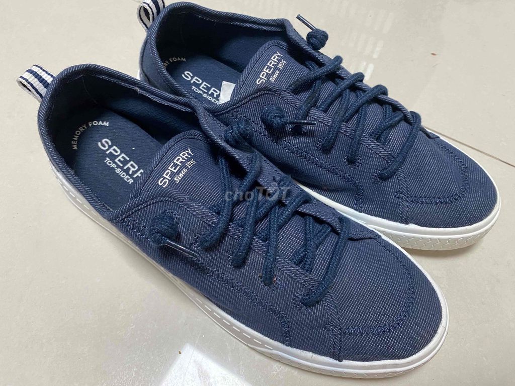 Giày Sperry Xanh navy size 9M. Mua bán Giày dép tại Thành phố Biên Hòa Đồng Nai được đăng bởi Thục Quang hình 1