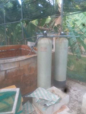 2 cột lọc nước phèn, nhiễm mặn