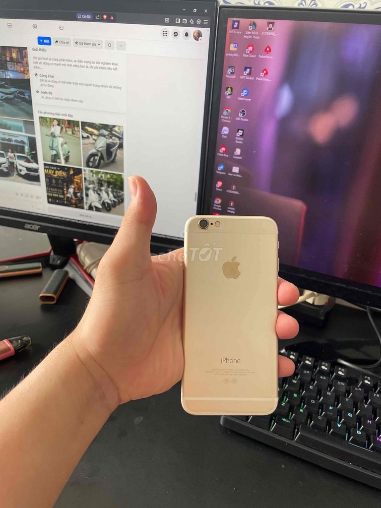 Apple iPhone 6 Vàng Đã sử dụng. Mua bán Điện thoại tại Quận Tân Bình Tp Hồ Chí Minh được đăng bởi Anh Phan hình 1