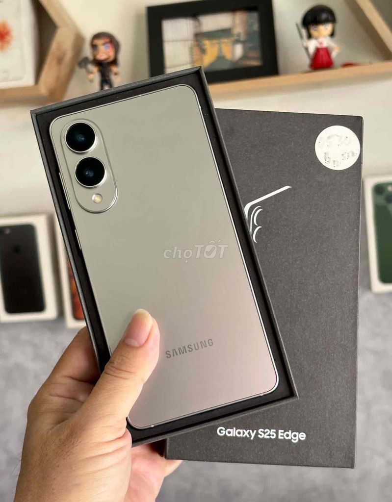 S25 Edge 512G Silver VN 99% Full box BH 29/9/2026. Mua bán Điện thoại tại Thành phố Thủ Đức Tp Hồ Chí Minh được đăng bởi Phạm Thái Mobile hình 1