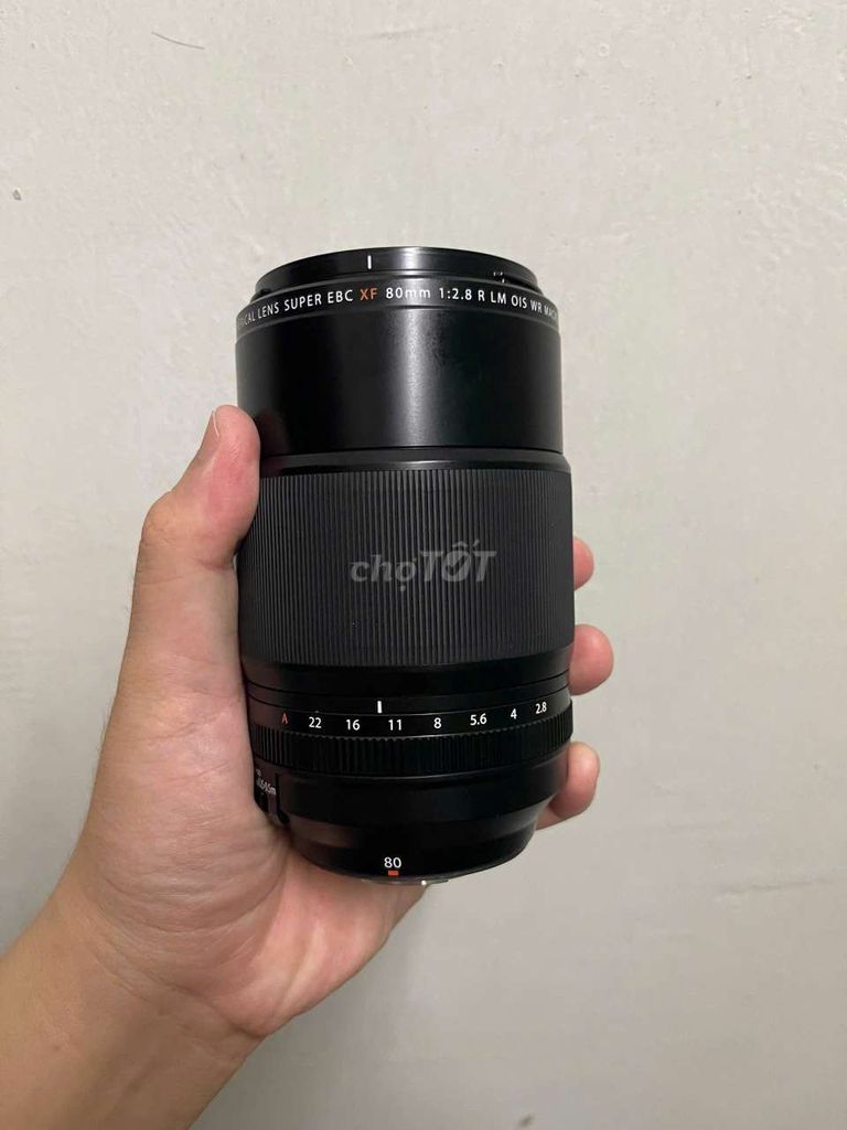 Ống kính Fujifilm Fuji 80 2.8 Macro Đen Đã sử dụng. Mua bán Máy ảnh, Máy quay tại Quận Tân Bình Tp Hồ Chí Minh được đăng bởi Phuong hình 1