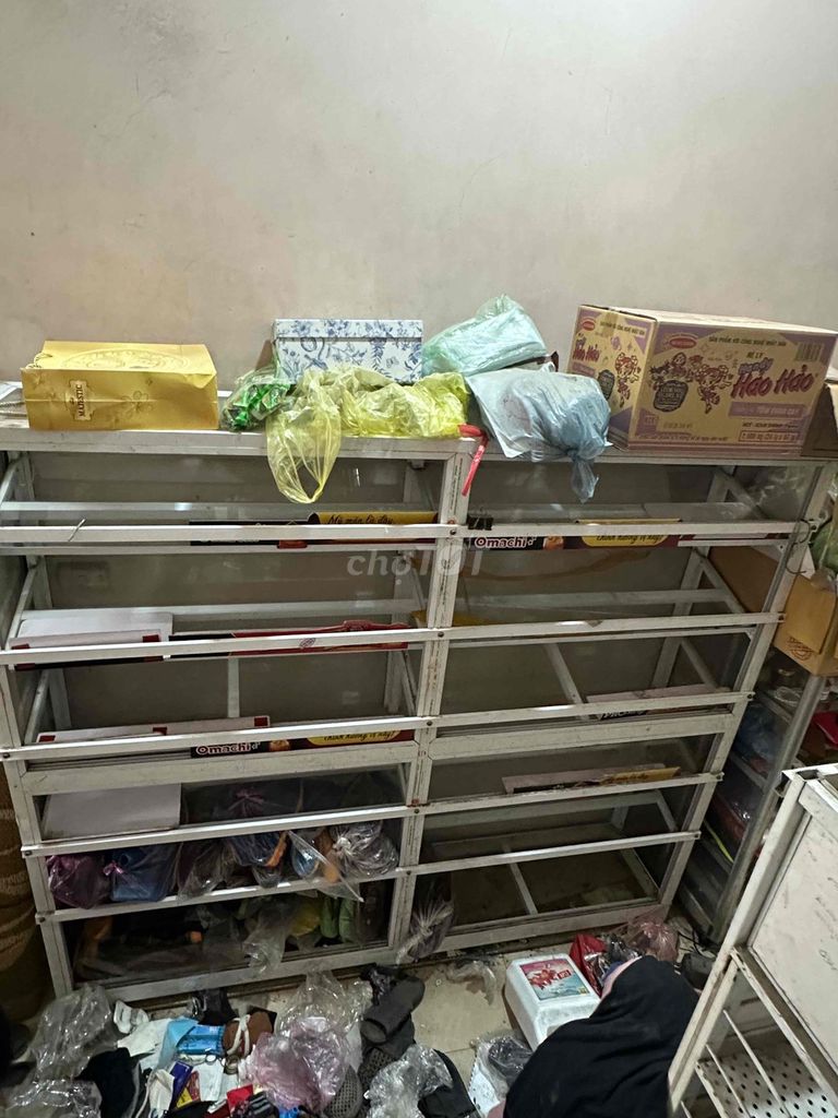Tủ kệ trưng bày Kim loại Trắng 6 ngăn. Mua bán Tủ, kệ gia đình tại Quận Bắc Từ Liêm Hà Nội được đăng bởi Minh Phương hình 1
