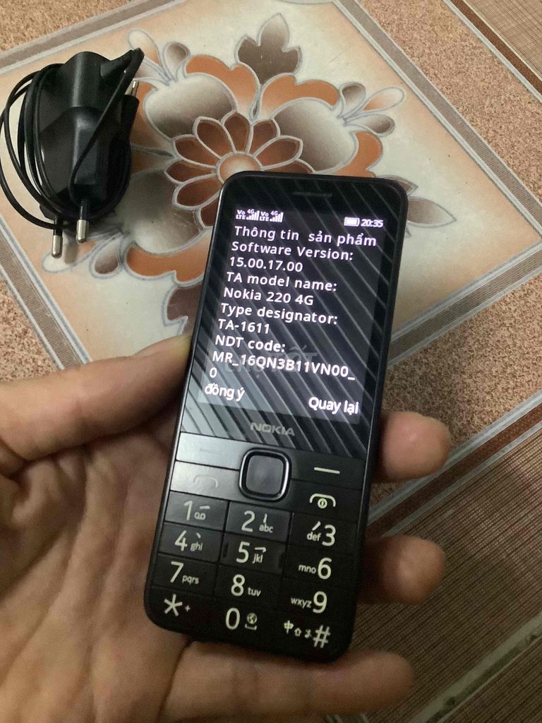 Nokia 220 4G Đen. Mua bán Điện thoại tại Thành phố Dĩ An Bình Dương được đăng bởi  Cường  hình 1