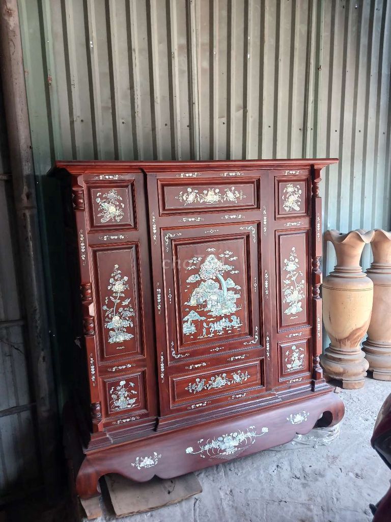 Tủ thờ khảm ốc xà cừ. Mua bán Tủ, kệ gia đình tại Huyện Bình Chánh Tp Hồ Chí Minh được đăng bởi bao pham hình 1