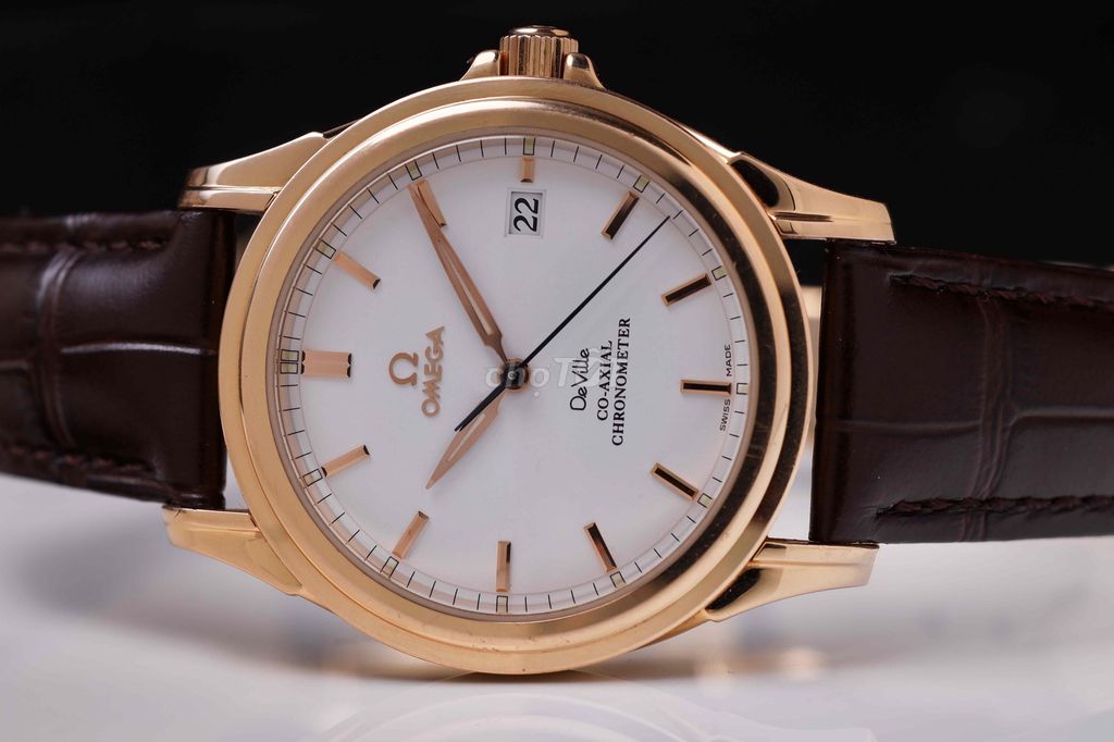 Omega DeVille Co-Axial Automatic 18k Rose Gold