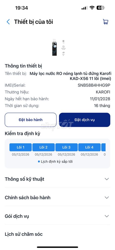 Máy lọc nước Karofi KAD-X56 Đen. Mua bán Bếp, lò, đồ điện nhà bếp tại Quận Bình Tân Tp Hồ Chí Minh được đăng bởi Kun Bé hình 1