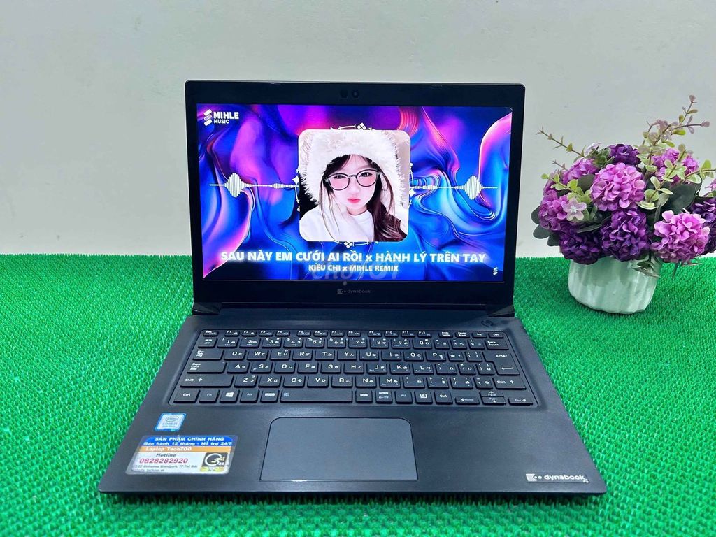 Toshiba Dynabook i5-8250U 8GB/256G SSD 13.3 inch FHD Đen. Mua bán Laptop tại Quận Ba Đình Hà Nội được đăng bởi Hội Đồ Điện Tử hình 1