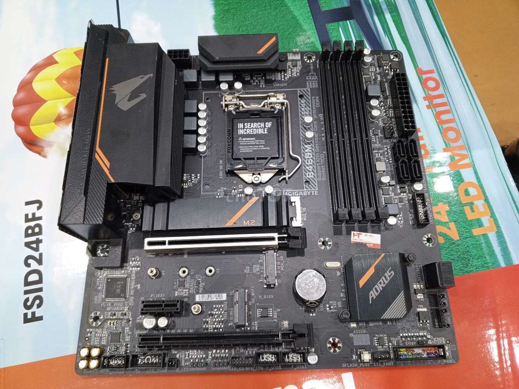 Main Gigabyte AORUS B460M Pro đẹp keng full