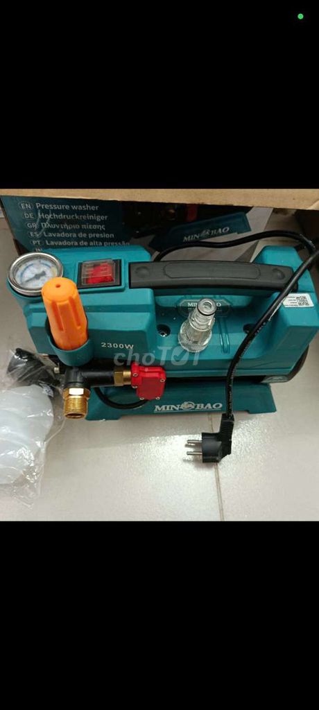 Máy rửa xe MINBAO MB-2300T Xanh ngọc Hư đồng hồ. Mua bán Đồ chuyên dụng, Giống nuôi trồng tại Quận Ninh Kiều Cần Thơ được đăng bởi Lâm Quốc Trung  hình 1
