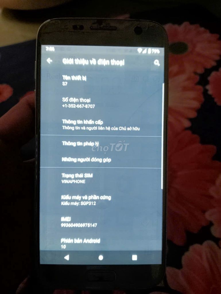 Samsung S7 Vàng. Mua bán Điện thoại tại Quận Ninh Kiều Cần Thơ được đăng bởi Dat Tran hình 1