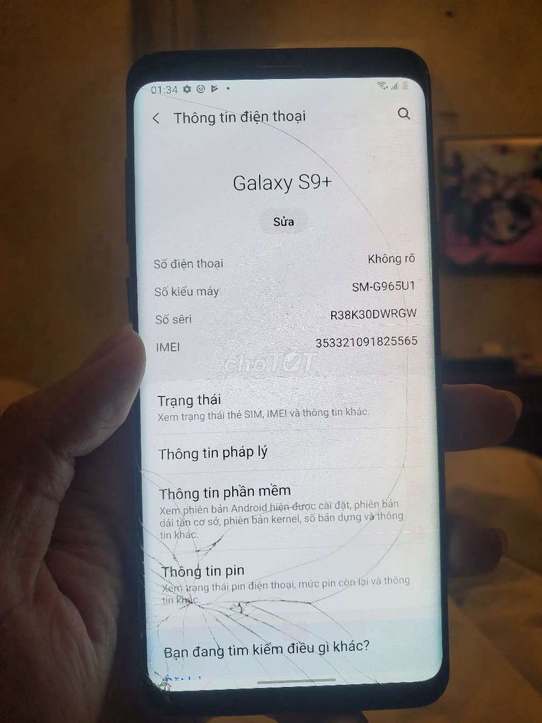 S9 Plus chữa cháy