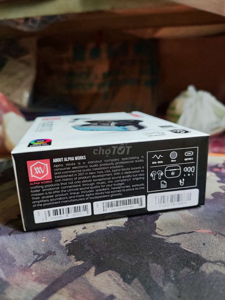 Tai nghe Alpha Works FLEX 100 - TRONICS. Mua bán Tivi, Âm thanh tại Quận 5 Tp Hồ Chí Minh được đăng bởi Cam Phu hình 4