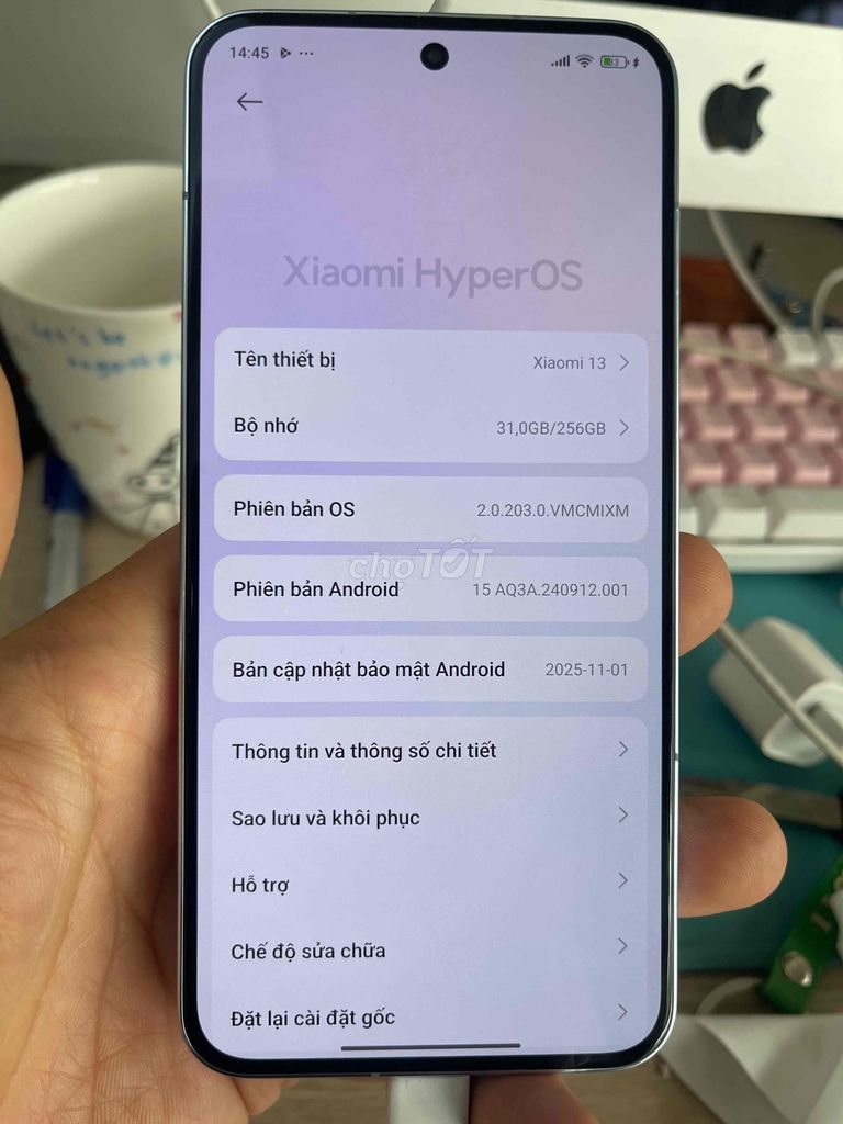 Xiaomi 13 256GB Xám nhạt. Mua bán Điện thoại tại Quận Bắc Từ Liêm Hà Nội được đăng bởi Nguyễn Văn Sỹ hình 1
