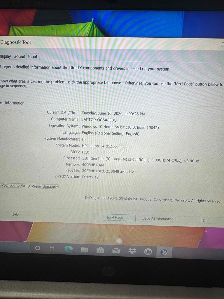 HP 14-dqxxx i3 1115g4 14 inch 4GB/256GB Like New. Mua bán Laptop tại Quận Ngũ Hành Sơn Đà Nẵng được đăng bởi Uy Tín Quý Hơn Vàng  hình 1