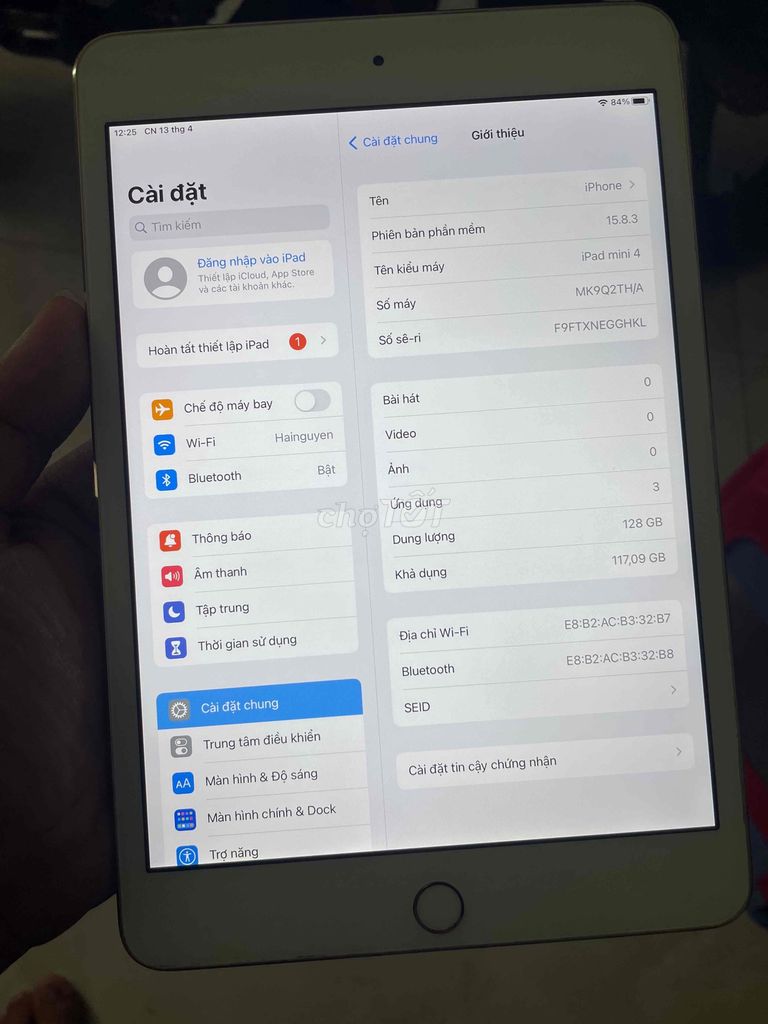 Ipad mini 4 128gb. Mua bán Máy tính bảng tại Quận Bình Tân Tp Hồ Chí Minh được đăng bởi Hải hình 1