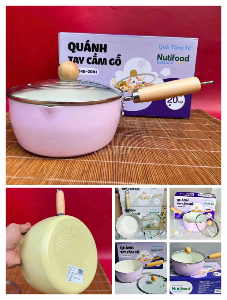 Nồi quánh cháo pastel 20cm 255k màu ngẫu nhiên