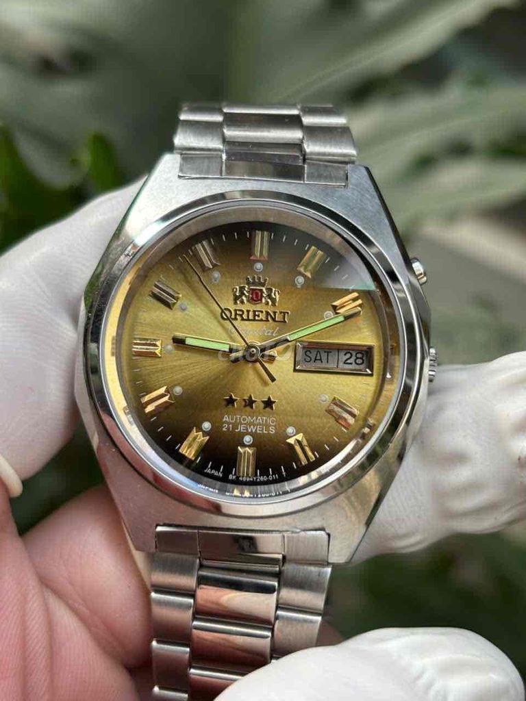 Đồng hồ Orient 3 sao Nam Vàng 38mm. Mua bán Đồng hồ tại Huyện Thanh Sơn Phú Thọ được đăng bởi Đinh Quốc An hình 1