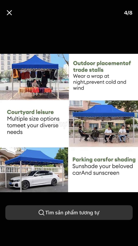 Nhà bạt di động 3m x 3m Mới chưa sử dụng. Mua bán Nội thất, đồ gia dụng khác tại Quận Bắc Từ Liêm Hà Nội được đăng bởi trung hình 1