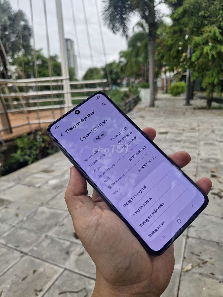 Samsung S21 FE 5G Đen. Mua bán Điện thoại tại Quận Ninh Kiều Cần Thơ được đăng bởi nguyễn Trần Quân hình 1